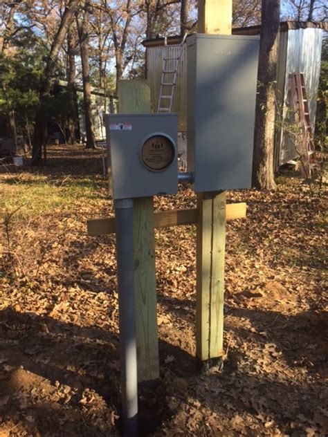 electric pole with meter box|prefab meter pole home depot.